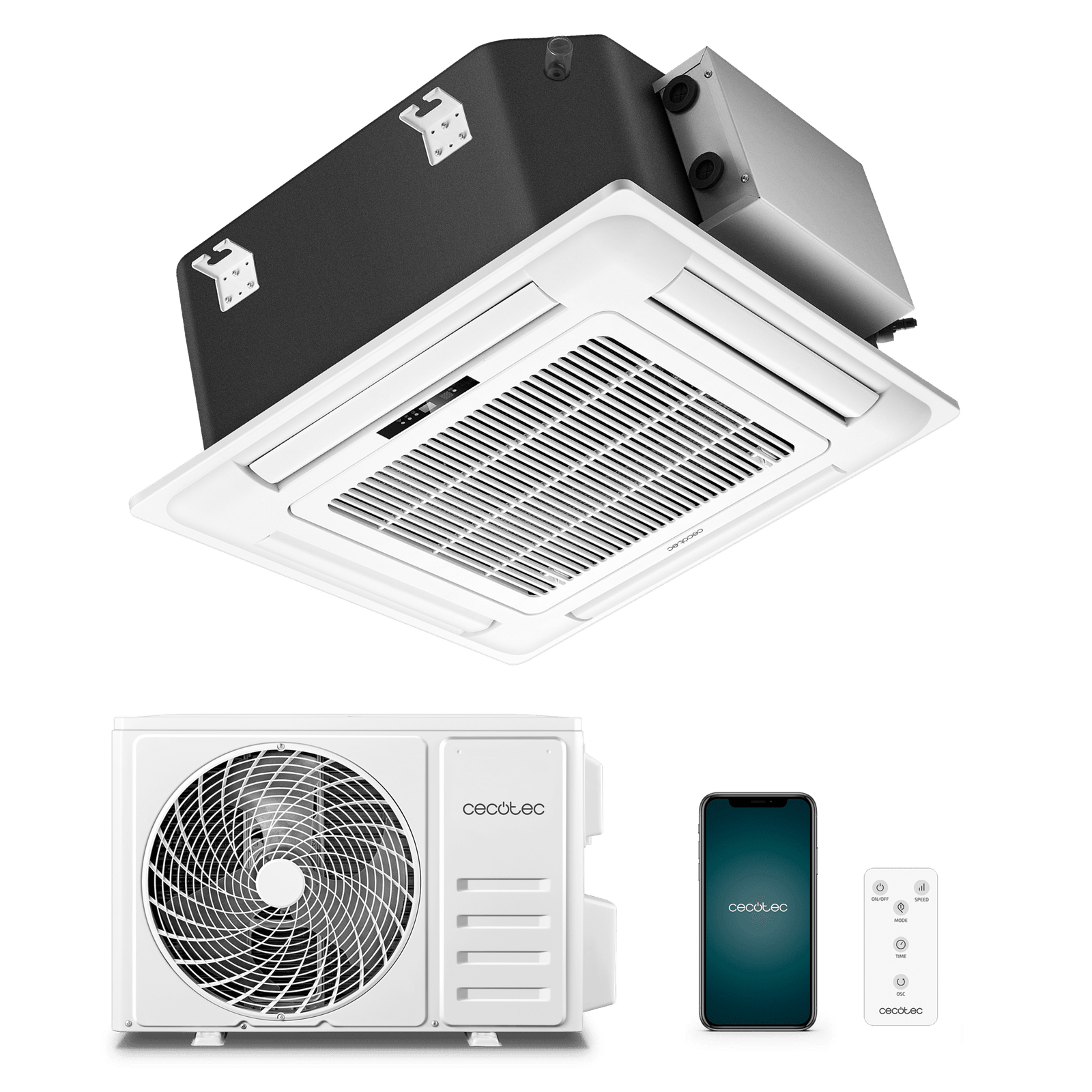 AirClima 12000-Kassette angeschlossen
