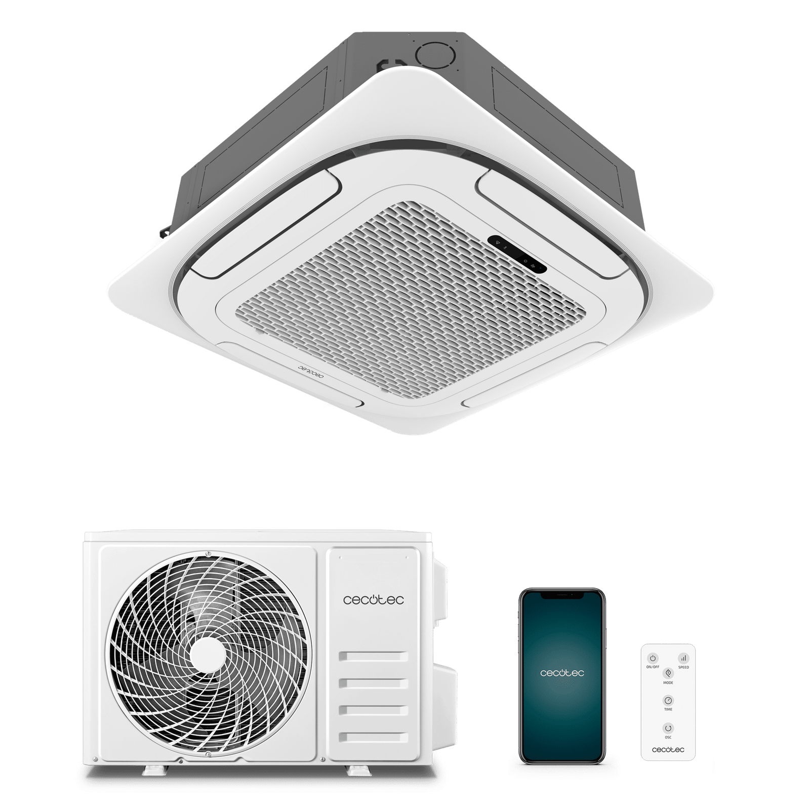 AirClima 18000 Kassette angeschlossen