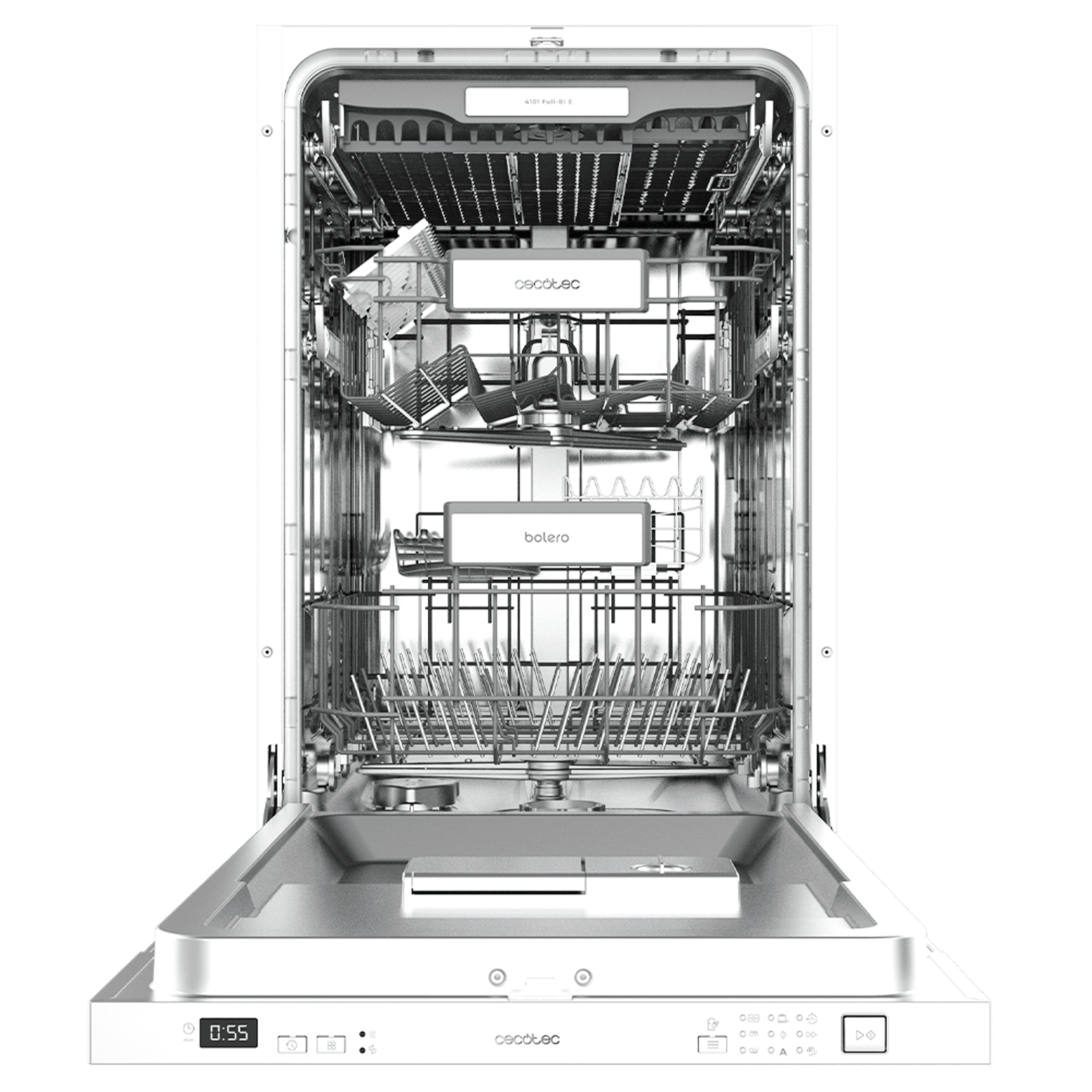 Integrierbarer Geschirrspüler Bolero Aguazero 4101 Full-BI E 45 cm