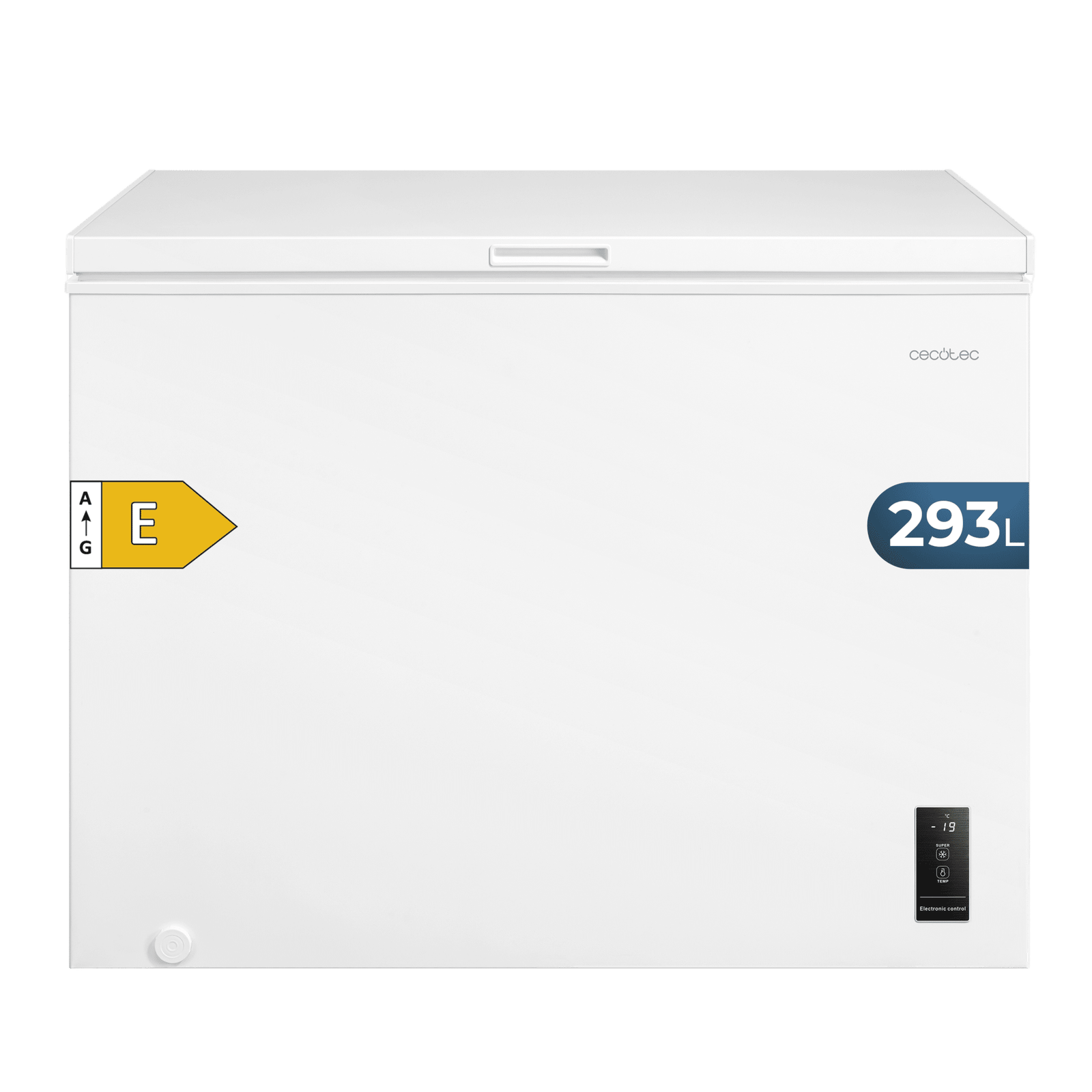 Bolero CoolMarket Chest Freezer 293P White E - 293 L