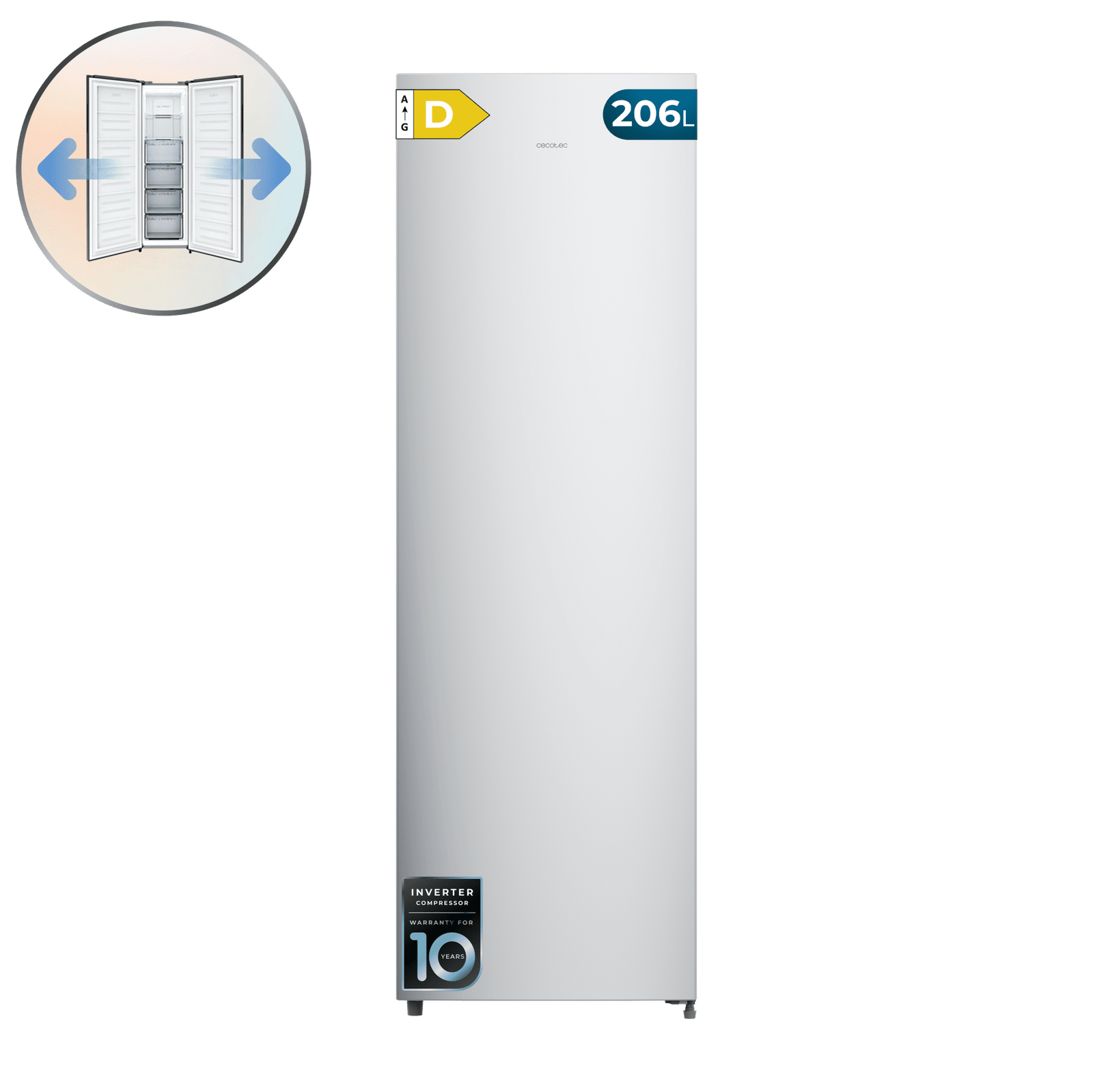 Bolero CoolMarket UF 206 Dual Inox D -