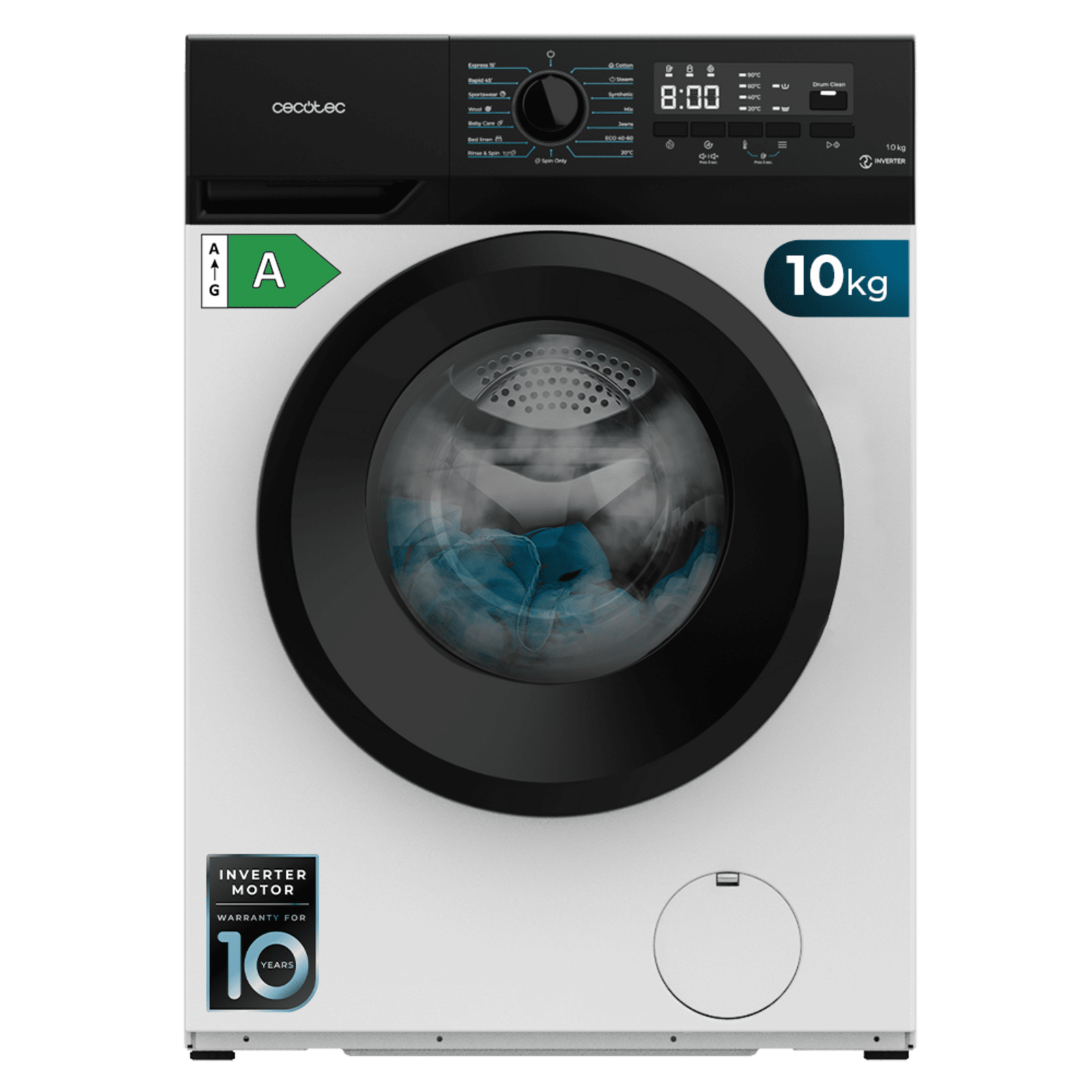 Waschmaschine Bolero DressCode 10300 Inverter A mit einer Kapazität von 10 kg