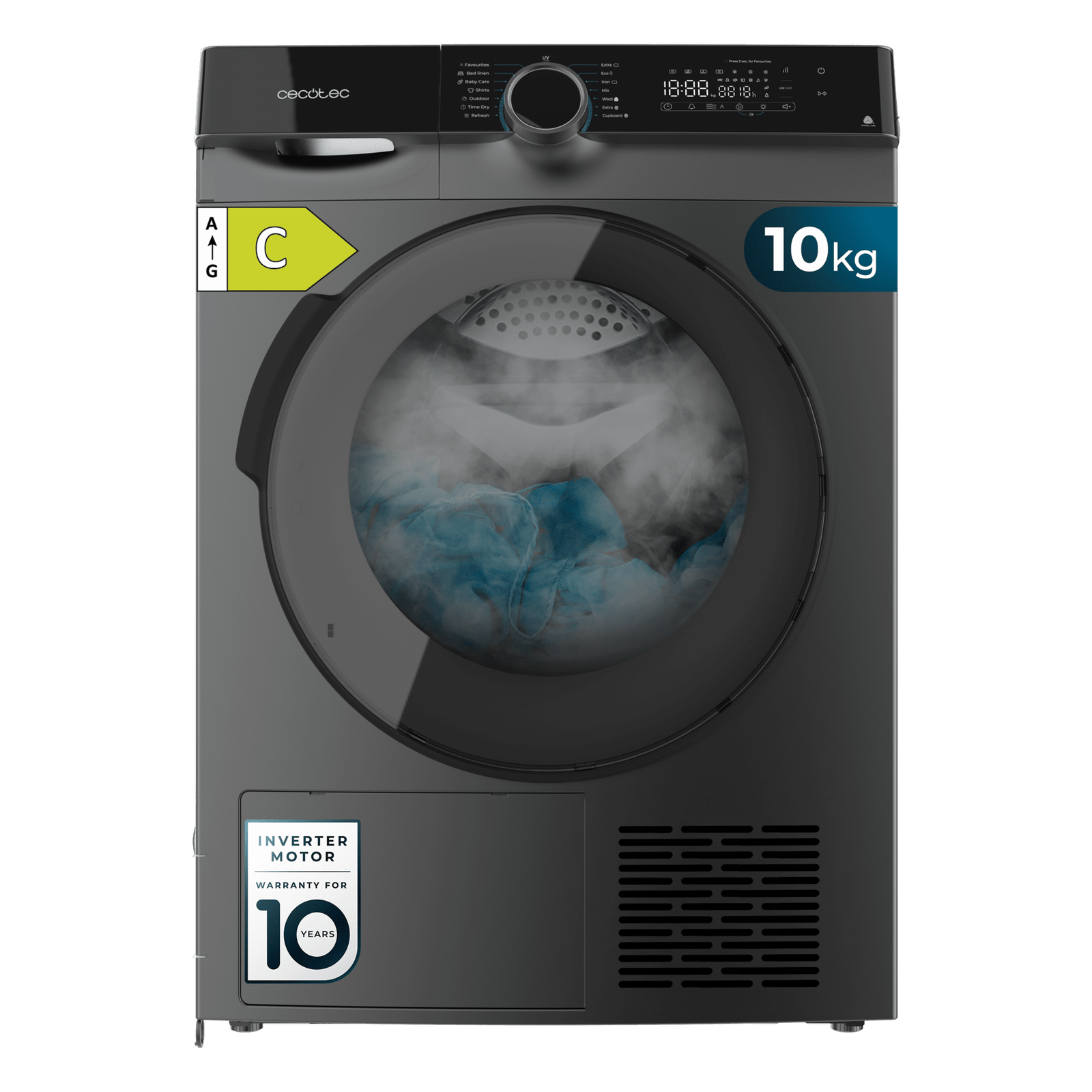 Wärmepumpentrockner Bolero DressCode Dry 10505 Inverter Stahl von einer
