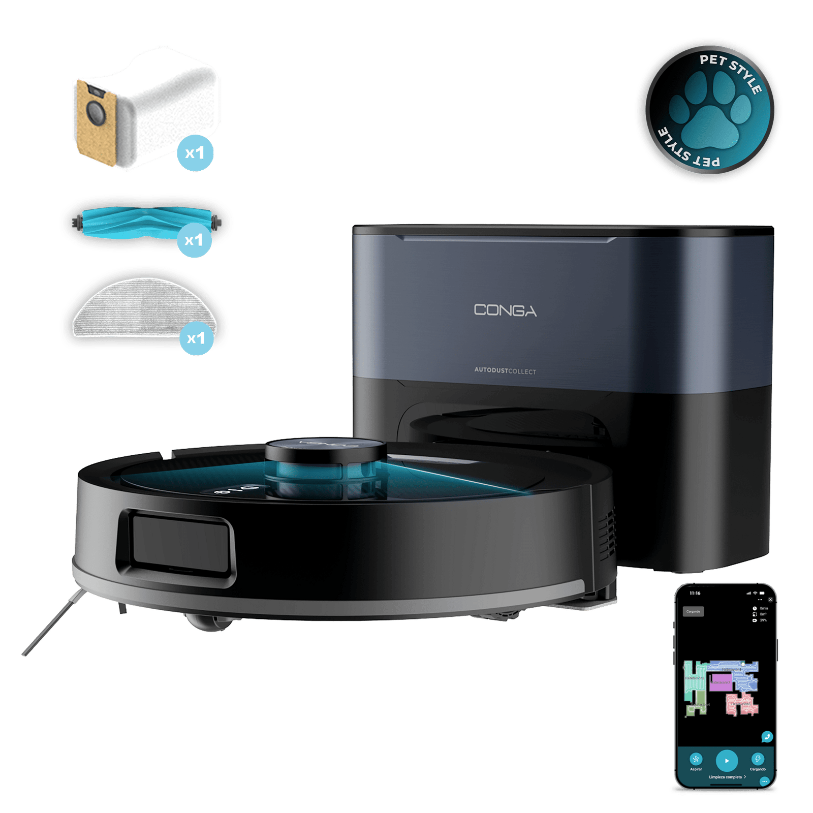 Saugroboter Conga Y80 Pro