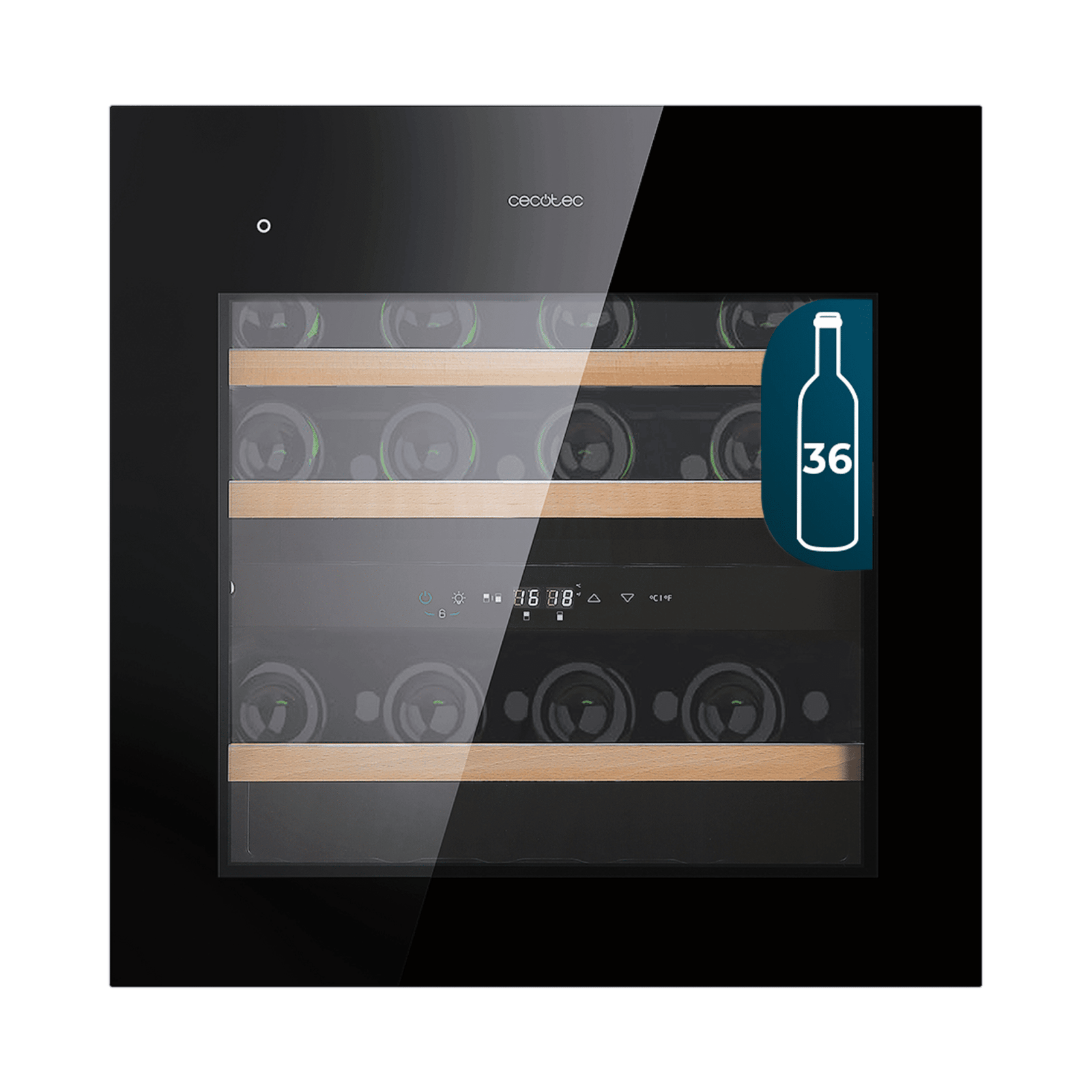 GrandSommelier Duo 36000 Touch Black Compressor
